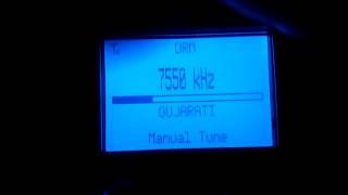 DRM All India Radio GUJARATI Chinese 7550 kHz screenshot 3