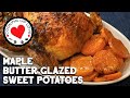 Maple Glazed Sweet Potatoes Recipe | Roasted Sweet Potatoes With Maple Syrup | Cooking Up Love