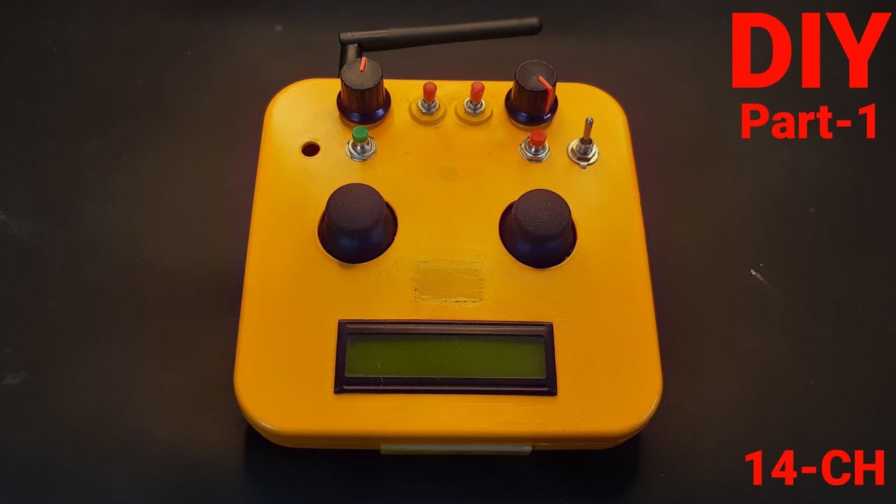 Falcon MK-01 | Part-1 | DIY 14-Channel RC Transmitter | 📡 NRF24L01 | Cars, Drones, Robots 