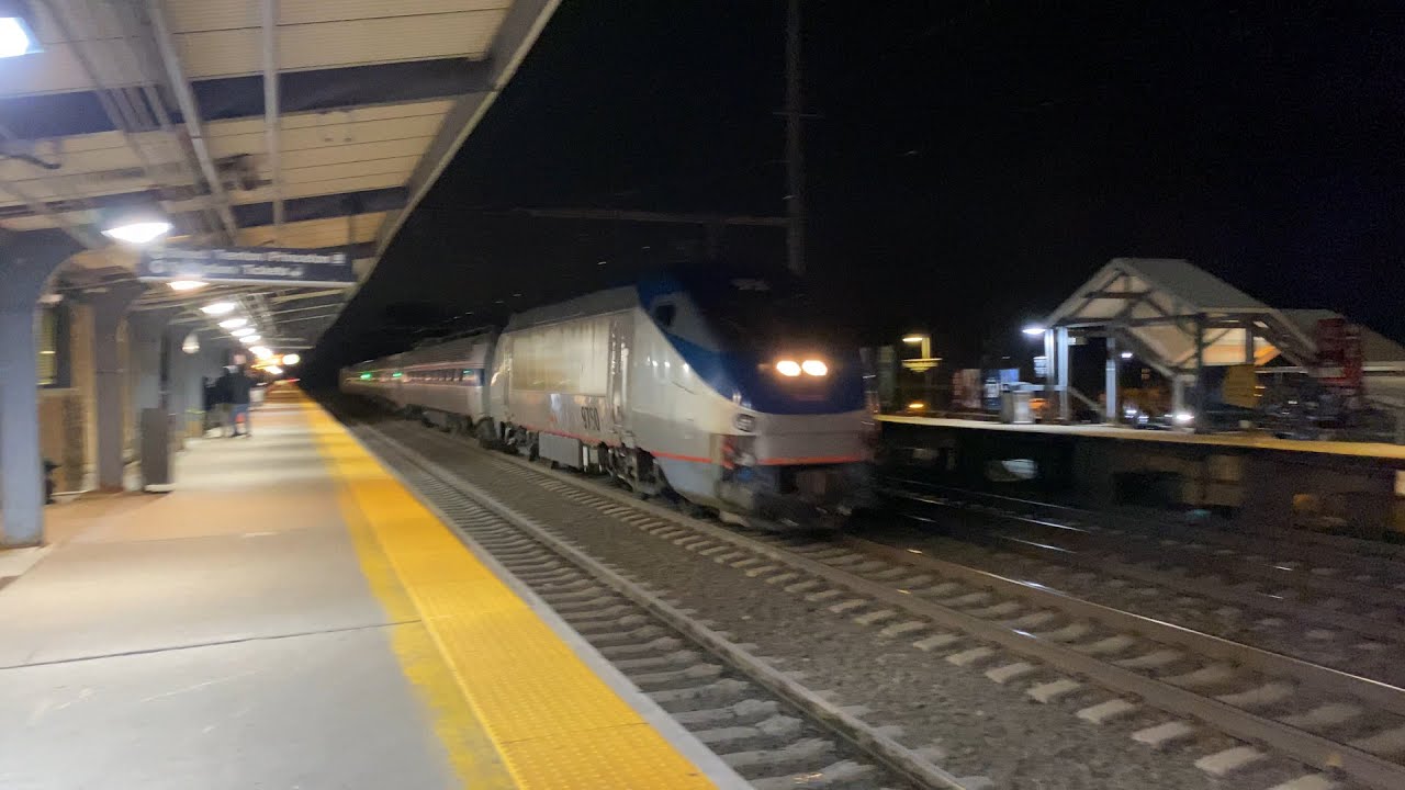 Amtrak HHPC [HHP8 Cab Car Conversion] Test Train Horn Show Princeton Junction (2/9/24) YouTube