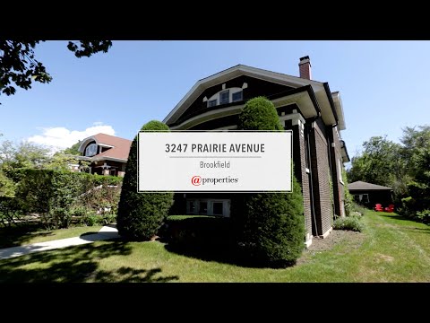 3247 Prairie Avenue, Brookfield, IL home video tour
