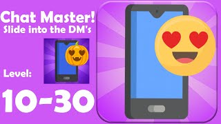 Chat Master - Fun Gameplay - Level 1 to Hacker :) New Levels (Slide into the DM's) Chat Master Game screenshot 3