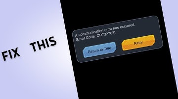 How to Fix "Error code CR732762" error in DRAGON BALL LEGENDS