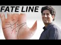 Fate line in your palm  real success in 2023