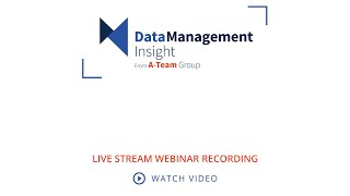 A-Team LIVE Webinar: How to optimise the business value of your data with agile data governance