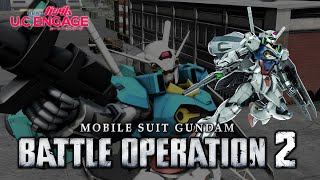 Gundam Battle Operation 2 เอนเกจซีโร่ติดบูสเตอร์บั้นท้ายใหญ่ [Engage Zero (Booster Type)]