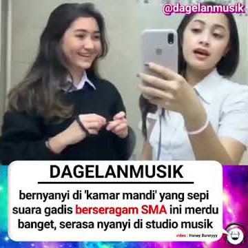 Viral, gadis sma bersuara sangat merdu Fly me to the moon cover