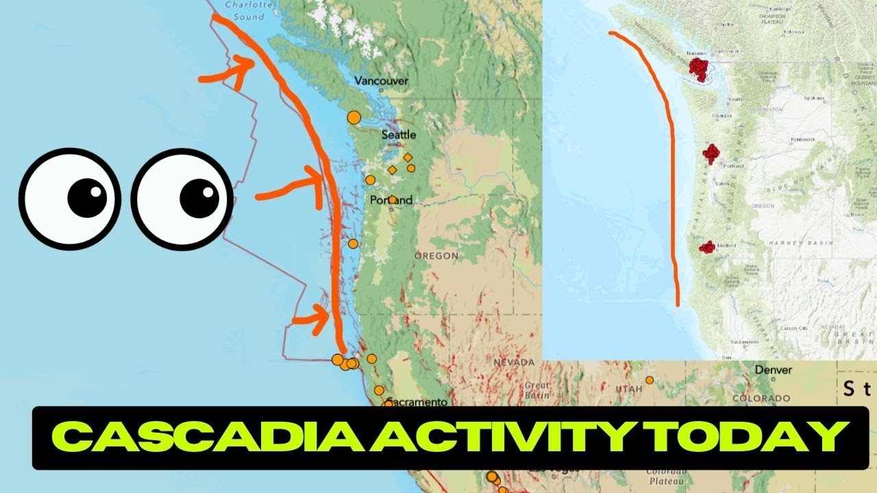 Elevated Cascadia Tremor with Earthquakes today. M1.1 Solar Flare on the Sun tonight. Monday Night