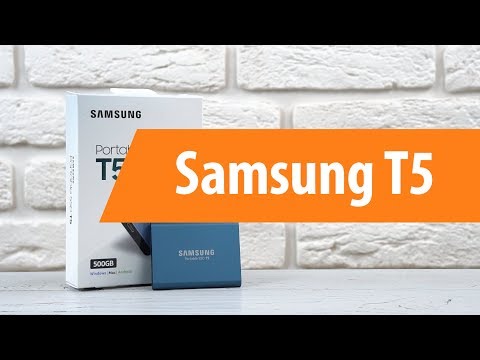Распаковка внешнего SSD Samsung T5 / Unboxing Samsung T5