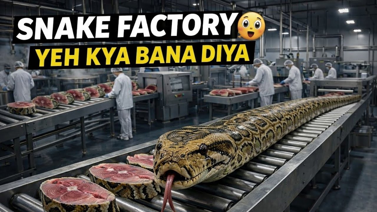SNAKE FACTORY || Inside Snack Factory 😲 