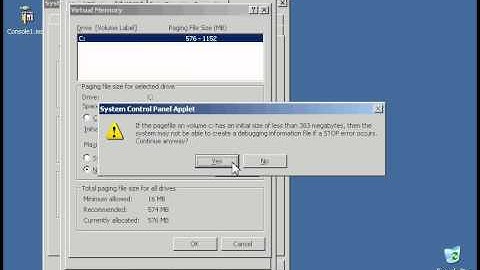 Configuring Virtual Memory Settings.avi