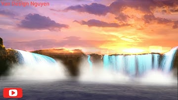 Thác nước đẹp tựa chốn tiên cảnh đẹp như tranh vẽ