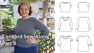 Concord T-Shirt Sew-Along with Danielle - Part 3