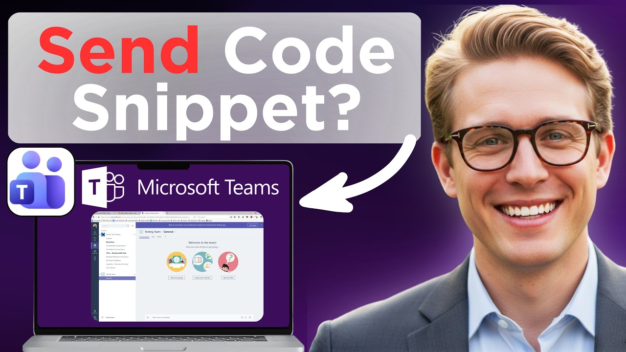 How To Send Code Snippet In Teams (Tested) - YouTube