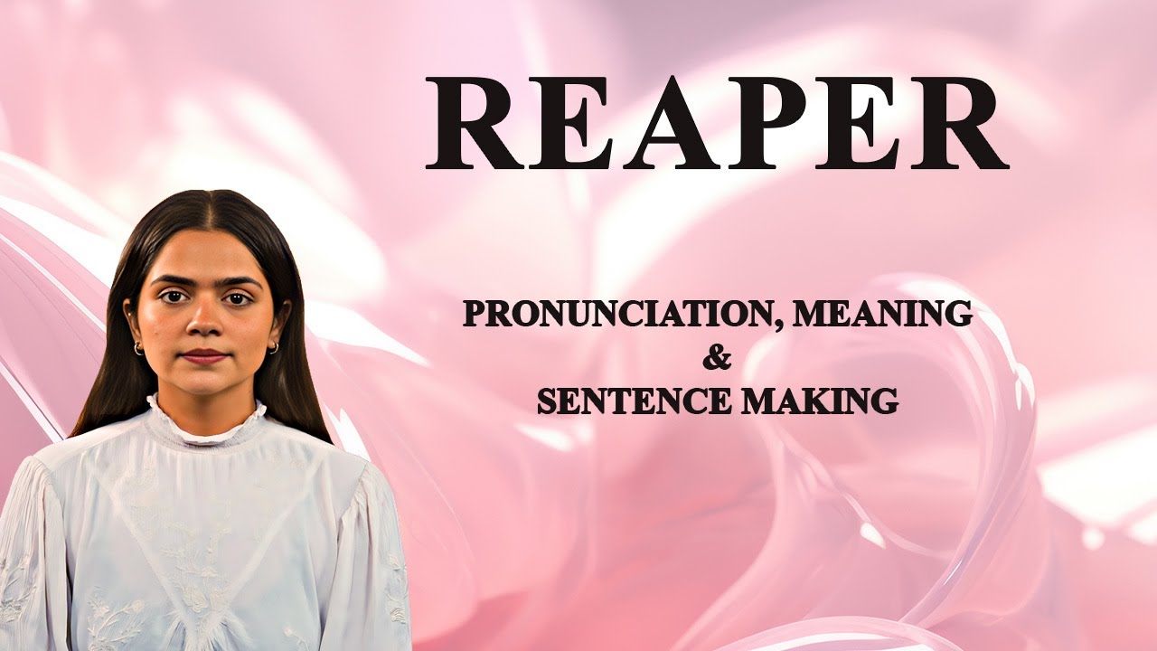 REAPER - Meaning_&_Pronunciation_Word_World_Audio_Video_Dictionary