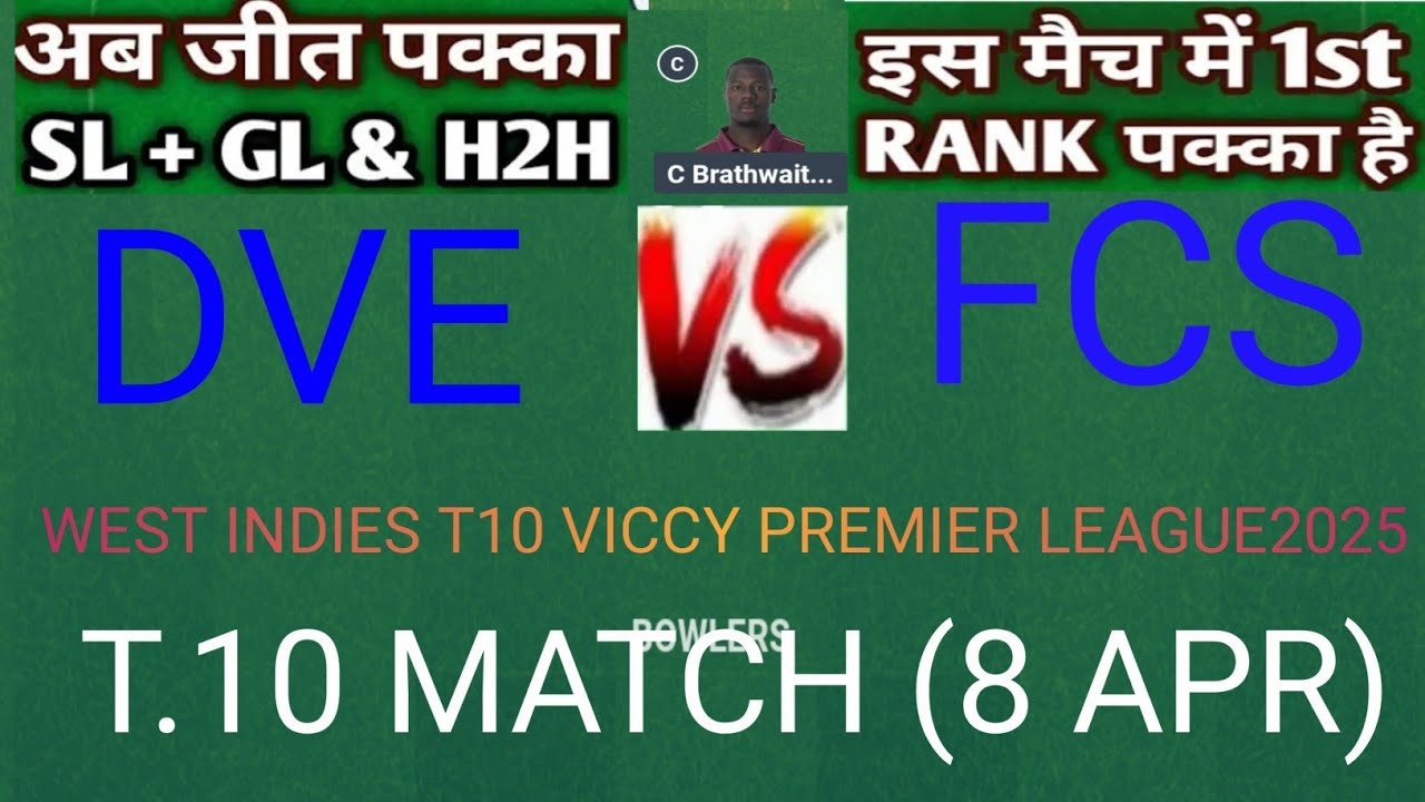 DVE vs FCS Dream11 Prediction | dve  vs fcs Dream11 Team | dve vs fcs  Dream11 | DVE vs FCS