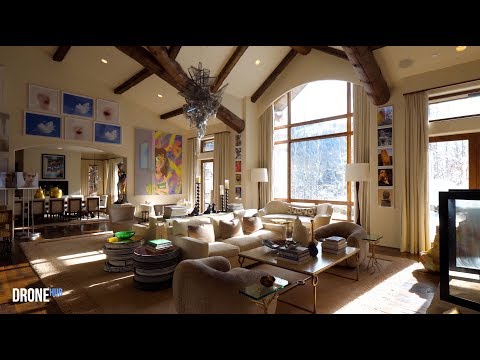 Art Filled Luxury Aspen Chalet - DroneHub