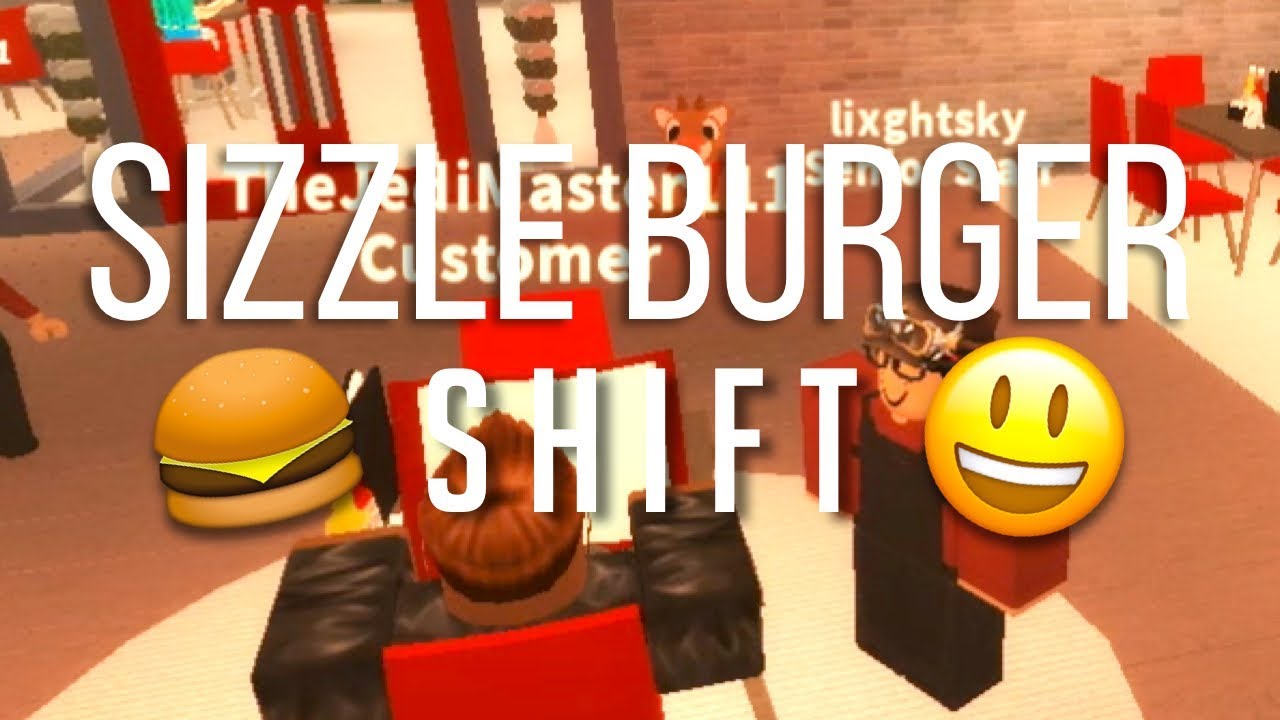 Sizzleburger Shift 1 Senior Staff смотреть видео - sizzleburger roblox training