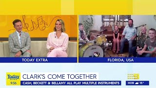 Today Extra in Australia Interview with The Clark Family Creative