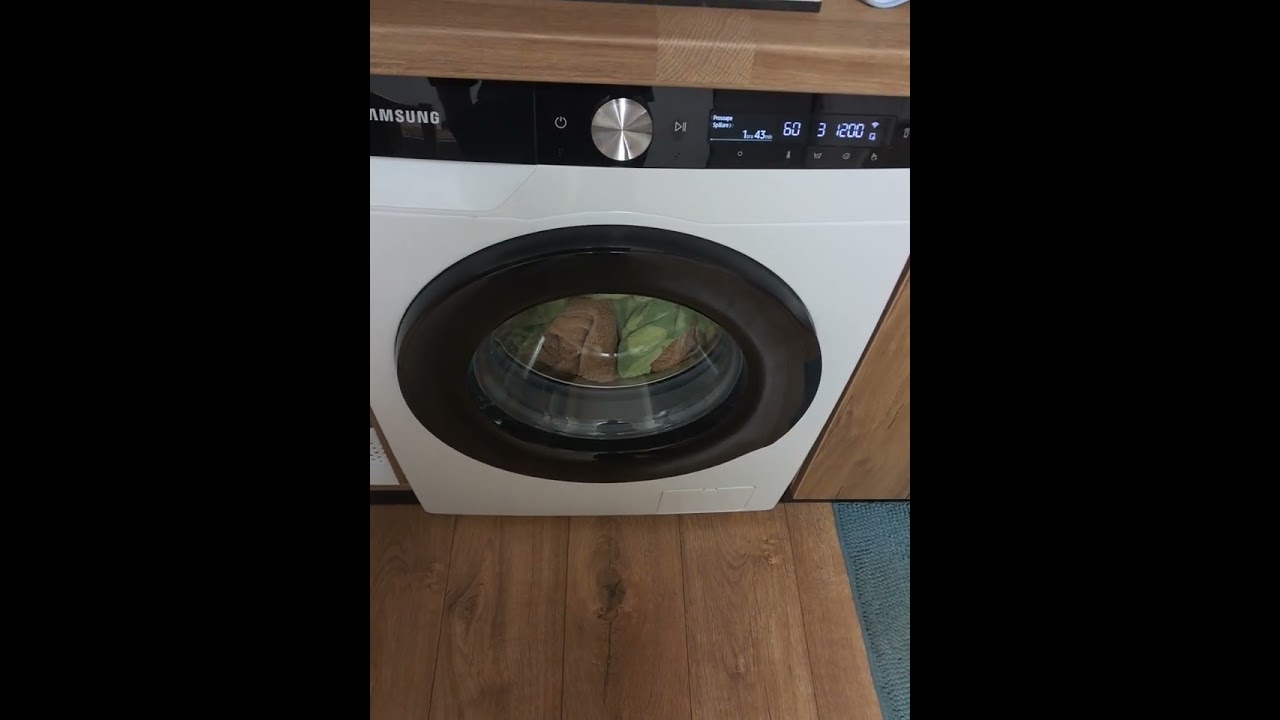Samsung washer, 8 kg, microfiber Capranera towels, 60 C.
