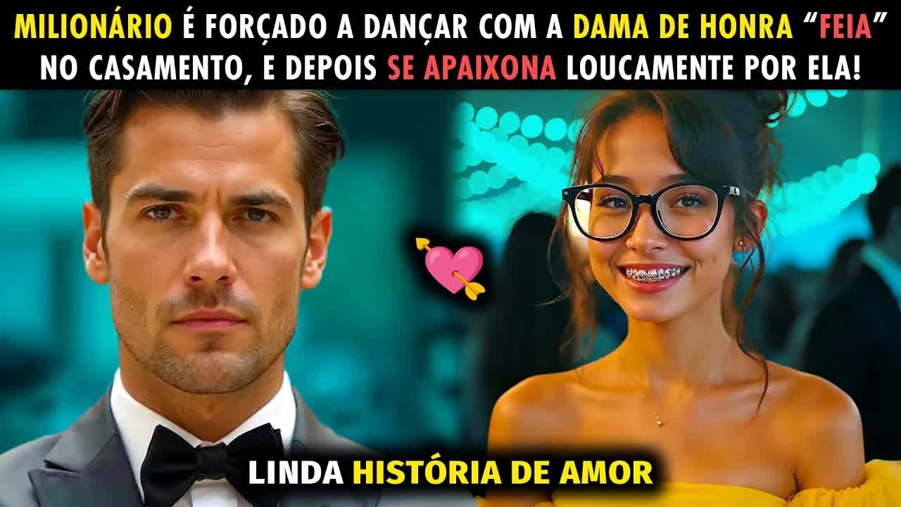 MILIONÁRIO É FORÇADO A DANÇAR COM A 'DAMINHA FEIA' NO CASAMENTO, E ENTÃO SE APAIXONA POR ELA!...