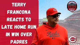 Cincinnati Reds Manager Terry Francona Reacts To Much-Needed Win Over Padres