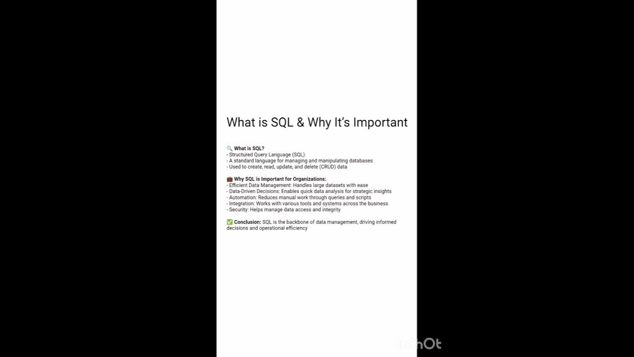 What is SQL? Learn SQL from Scratch: Beginner to Advanced Tutorial ...