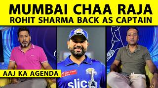 🔴TODAY'S AGENDA: Why does MUMBAI INDIANS want to make ROHIT CAPTAIN again? What about HARDIK-SURYA?