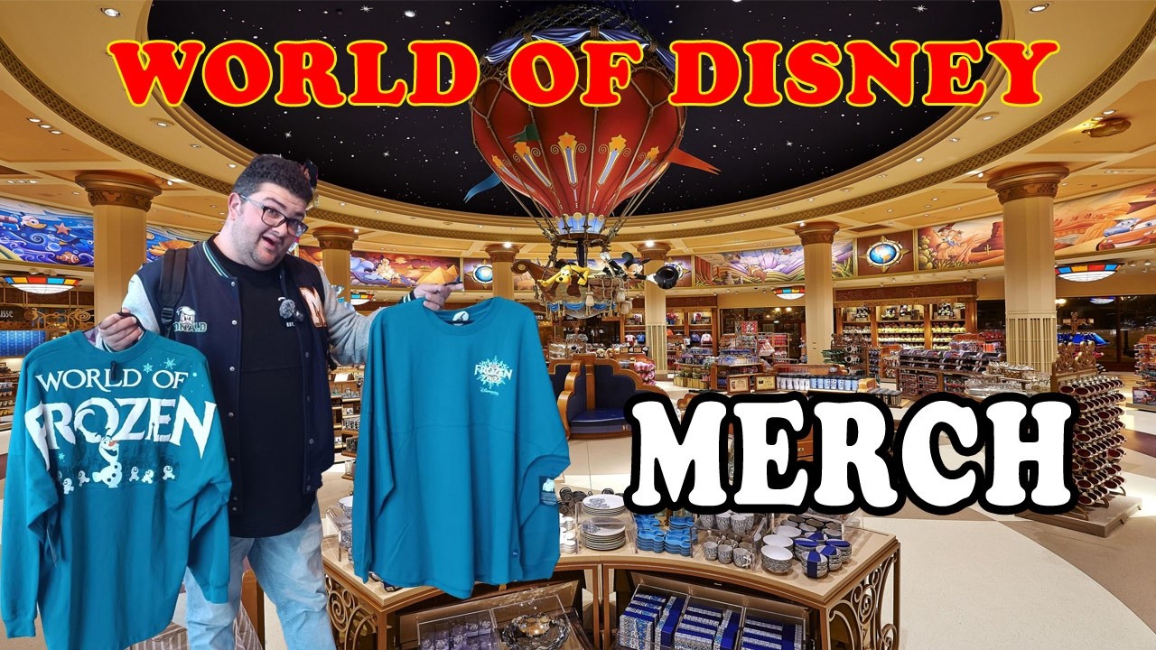 JE DECOUVRE LE NOUVEAU MERCH FROZEN A WORLD OF DISNEY A DISNEYLAND PARIS