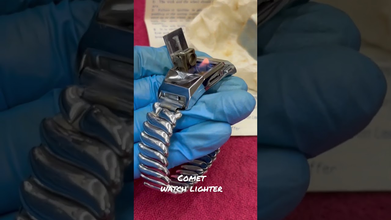 Vintage COMET Watch Lighter