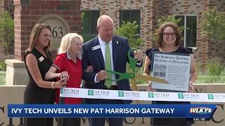 Ivy Tech Sellersburg unveils Pat Harrison Gateway