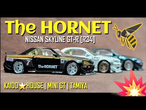 ミニカー Tamiya The Hornet Nissan Skyline GTR R34 s-l400.jpg