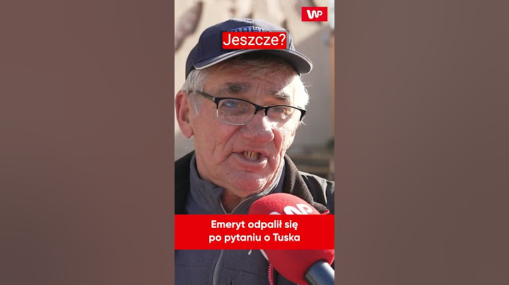 Emeryt odpalił się po pytaniu o Tuska #shorts