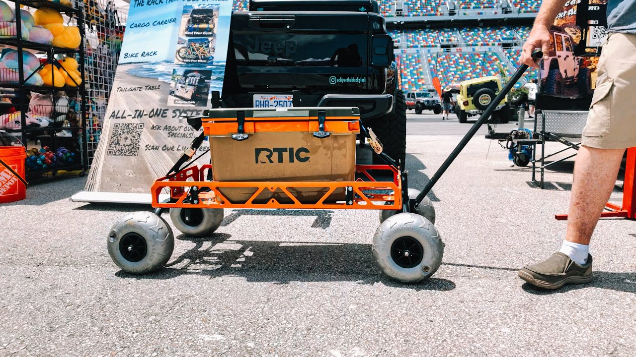 Jeep Wrangler Cargo Carrier And Cart RucRak Jeep Beach 2024 YouTube Jeep Wrangler Cargo Carrier And Cart RucRak Jeep Beach 2024 YouTube