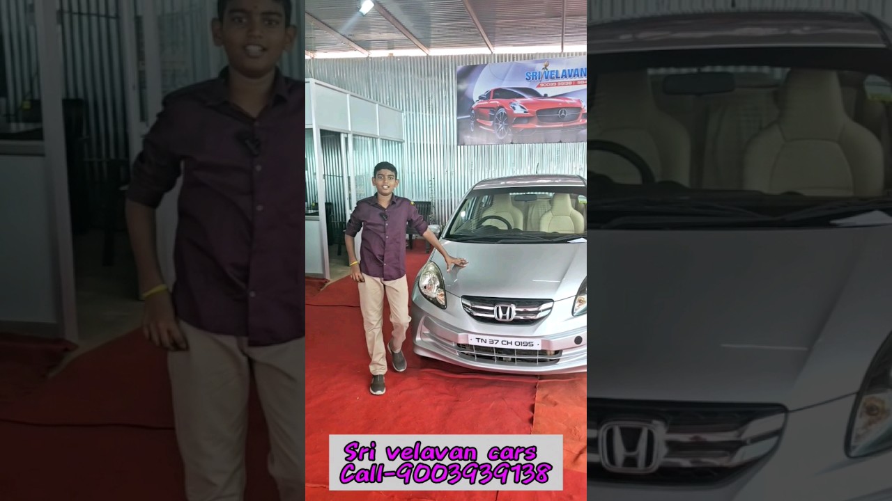 Honda Amaze Company service car for saletirupur usedcars 