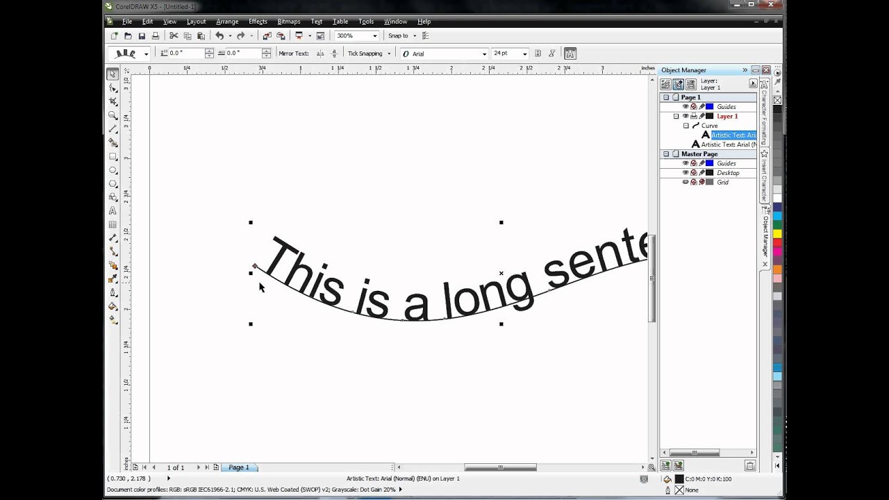 Как перевести шрифт в кривые. Надпись в кореле. Текст в кореле. Надпись по кругу в кореле. Coreldraw деформация текста.