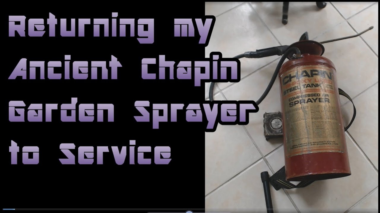DIY! Here is how to do a Pump Repair on your Chapin Compressed Air Sprayer on the cheap!