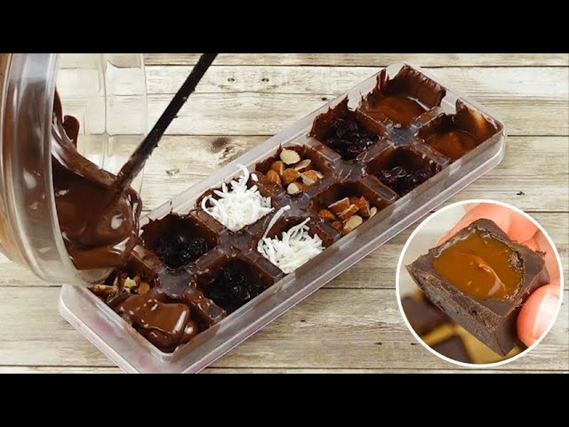 Chocolate Christmas Candies Recipe: Ice Cube Tray Chocolates