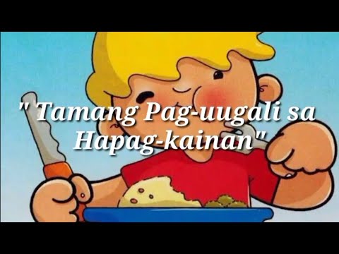 Video: Ang Pandiwang Sangkap Ng Pag-uugali Sa Pagkain: Pakikipag-usap Tungkol Sa Pagkain At Habang Kumakain