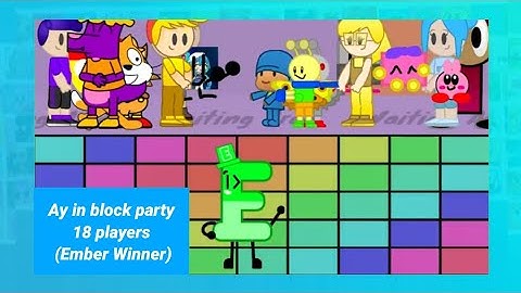 ay IN BLOCK PARTY 18 PLAYERS ( ember winner )
