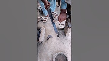 Axe handle fixing process | The power of tools and machinery make work easy