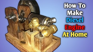 Homemade Diesel Engine ||  Mini Diesel Engine || Small Diesel Engine || Mini Engine