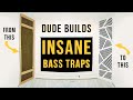 Unique DIY Floor-to-Ceiling Bass Traps 🎶