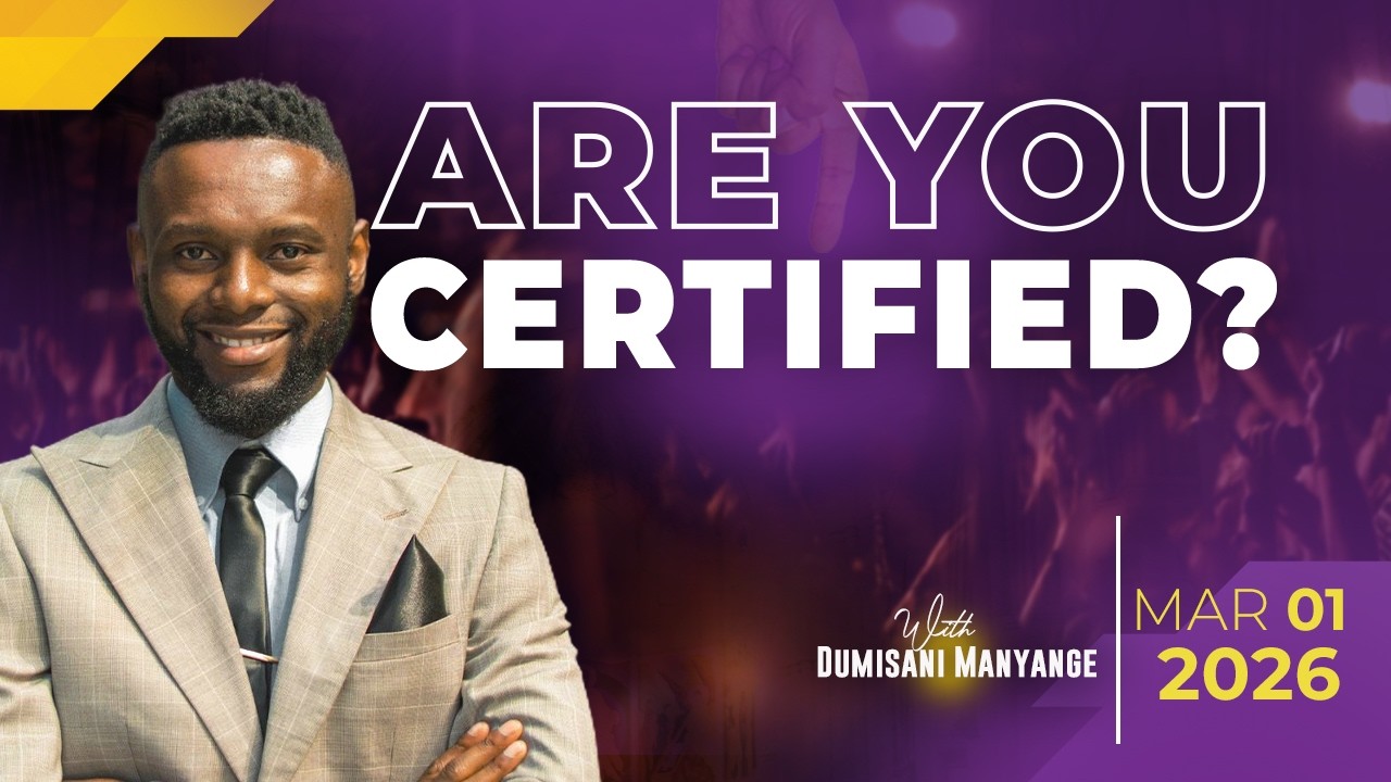 Are you Certified | Sunday Service | Mar 01