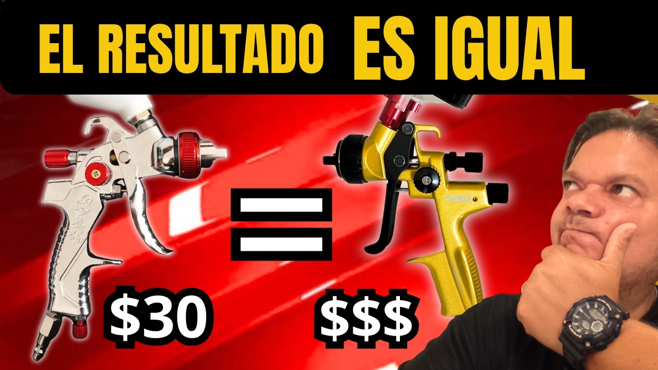 Pistola Para Pintura Automotriz: reguladores, funcionamiento, partes, consejos.