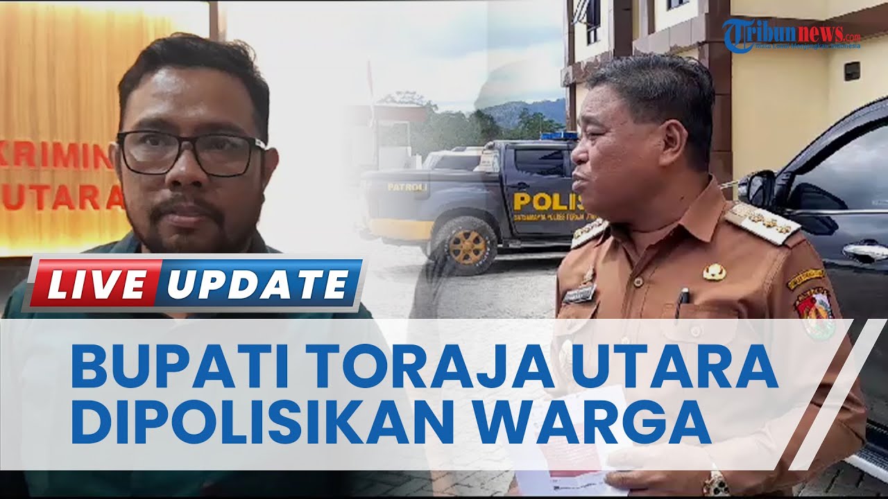 Bupati Toraja Utara Yohanis Bassang Dilaporkan Balik oleh Warga, Hadiri Pemeriksaan Polisi