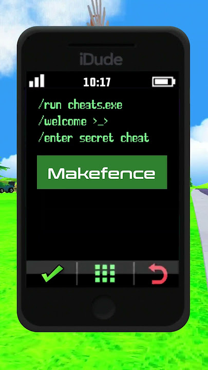 Dude Theft wars cheat - makefence