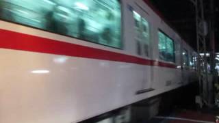 名鉄1704F(廃車)＋旧色3107F快速特急豊橋行知立発車