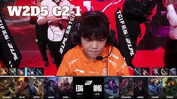 EDG vs OMG - Game 1 | Week 2 Day 5 LPL Summer 2024 | Edward Gaming vs Oh My God G1