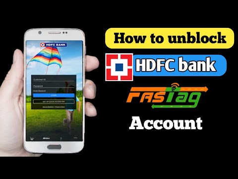 How to unblock hdfc fastag account